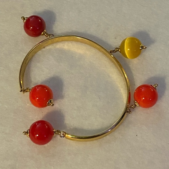 Kate Spade second nature cuff bracelet orange - Picture 6 of 10